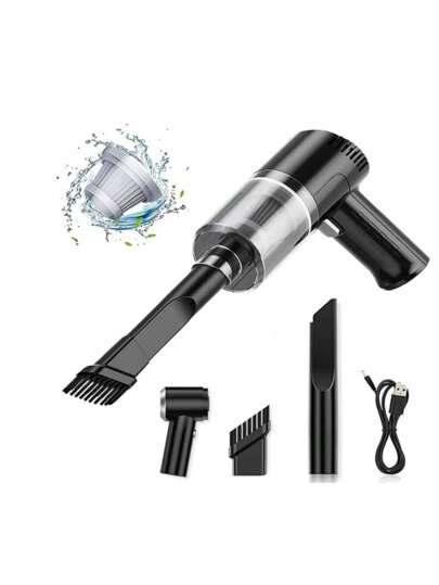 ¡Mantén Tu Vehículo Impecable con la Mini Aspiradora Portátil 4 en 1!
