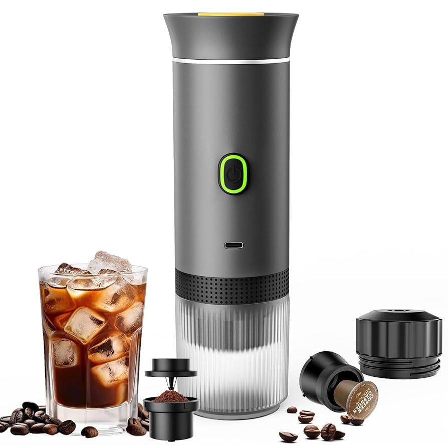 CAFETERA PORTATIL 3 em 1 - Calidad de barista en la palma de tu mano